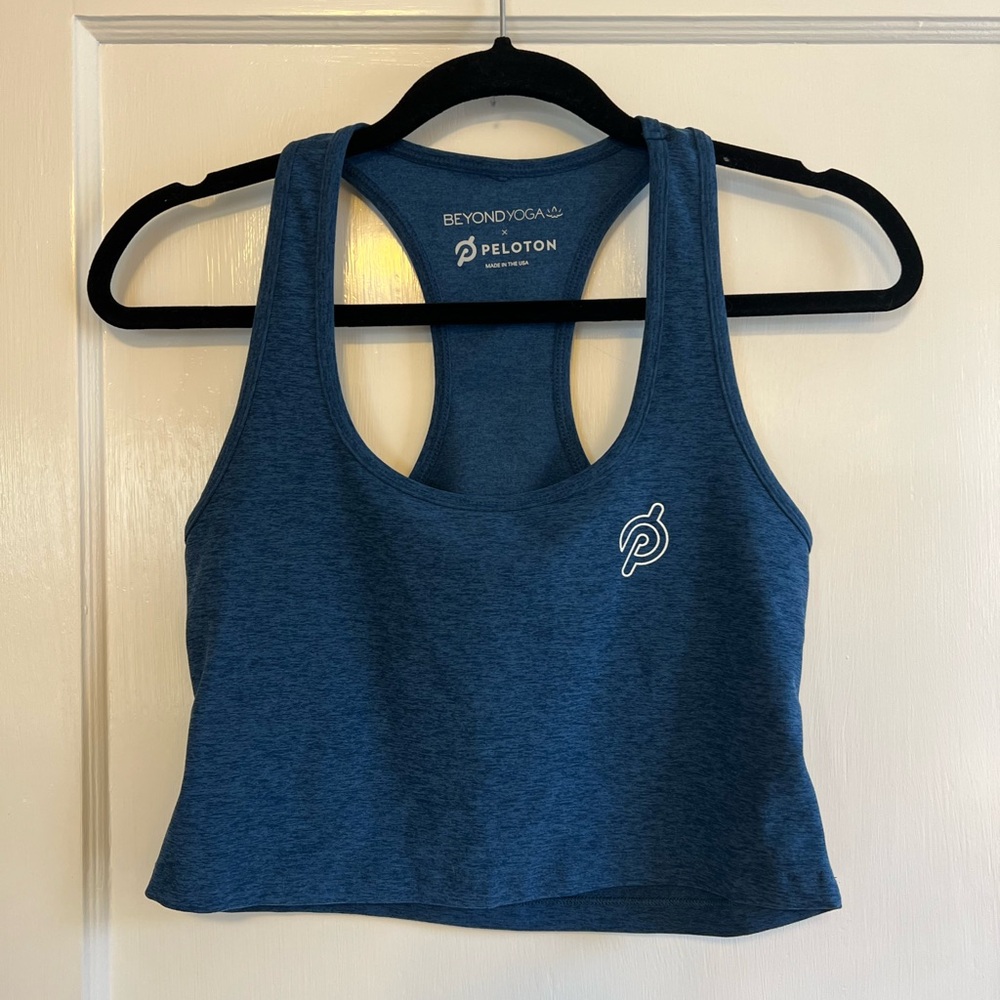 Beyond Yoga x Peloton Women's Blue Sports Bra and Leggings Set - Picture 2 of 5